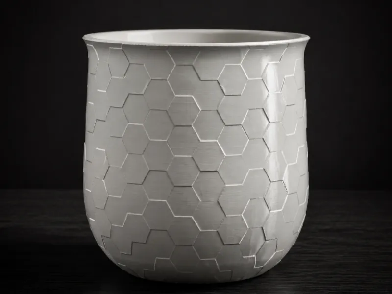 Jarron maceta modelo recto ancho 002