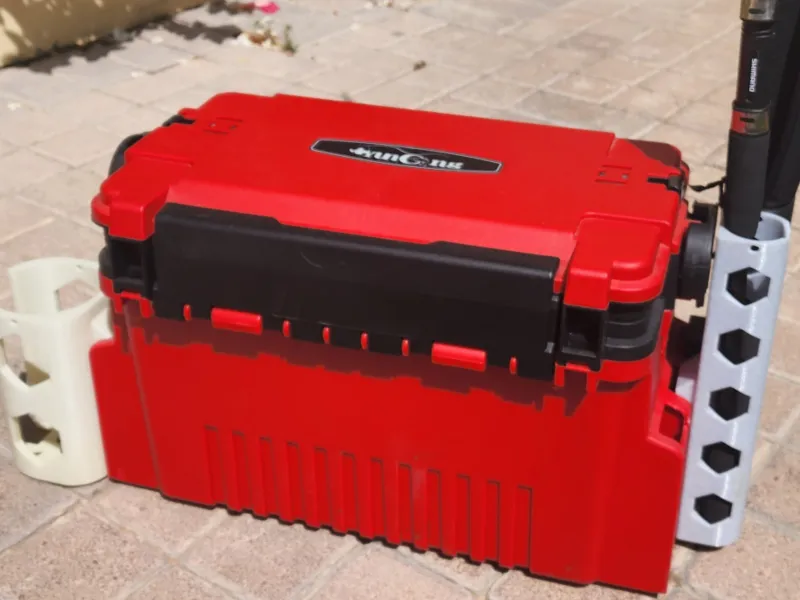 Easy To Print Tackle Box Rod Holder