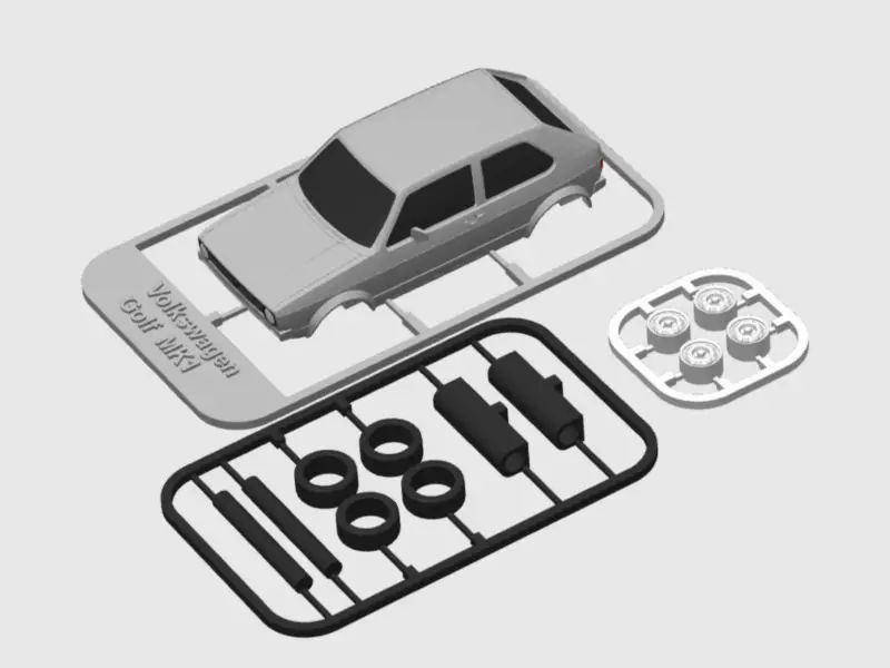 Volkswagen Golf GTI (MK I) kitcard