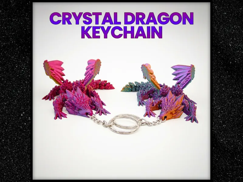 Porte-clés Dragon de Cristal