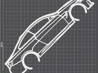 BMW M4 - Silhouette Wall Decoration
