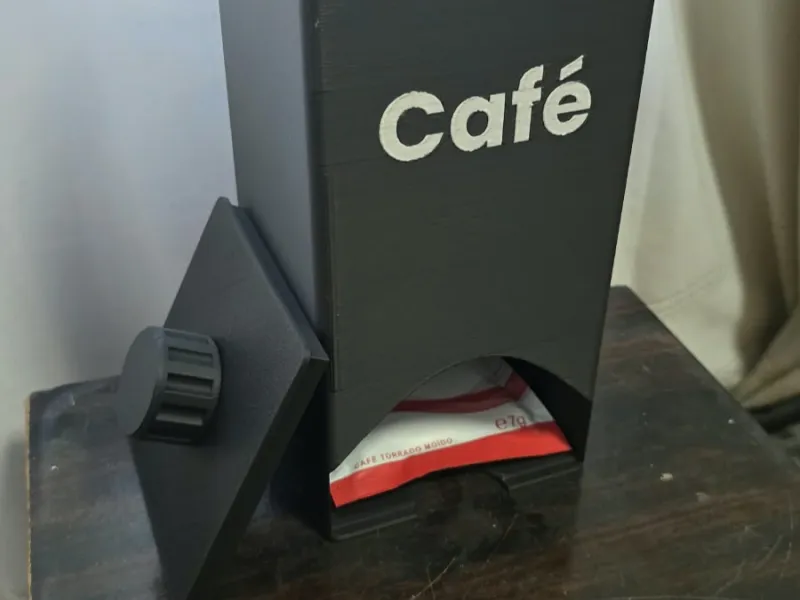 dispensador de saquetas de café