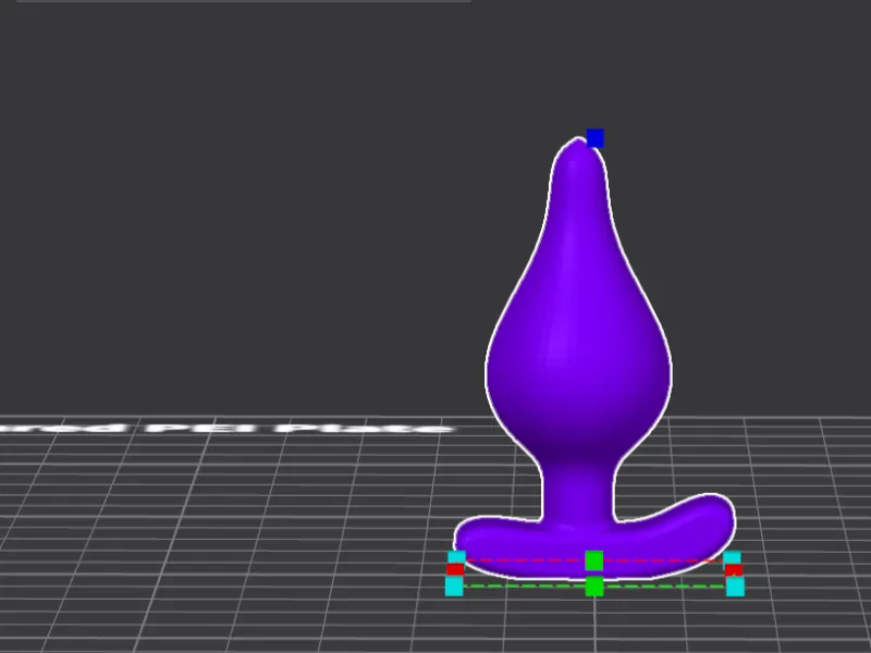 Small anal plug for daily walk H50mm