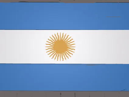 bandera argentina llavero