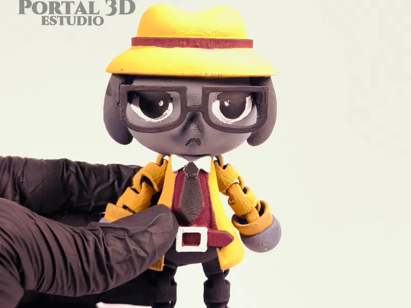 Detective Secretary / PRINT-IN-PLACE WITHOUT SUPPORT /3MF