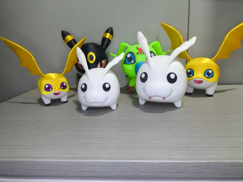 Digimon Koromon Single-Color Print Assembly Version