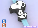 Straw Topper SNOOPY-0