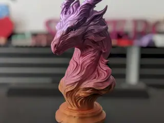 Aurora Dragon Bust