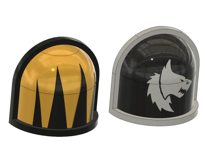 Wolf and Thorns Shoulder Pads
