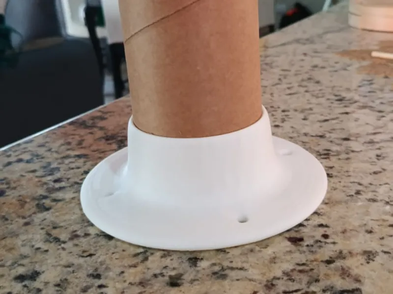base para tubo