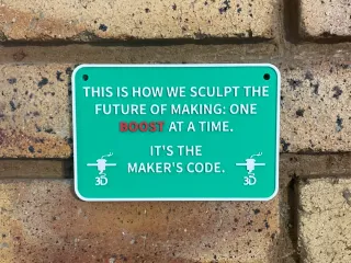 Maker's Code - Sign