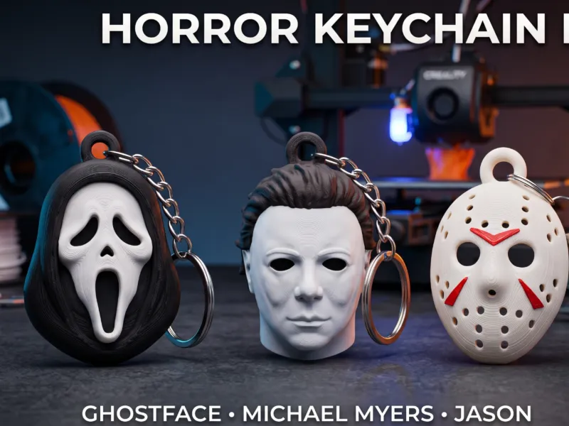 Sleutelhangerpakket - Ghostface, Michael Myers, Jason