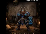 Trzcianka – Runic Dwarf Warrior | Fantasy Miniature STL-0