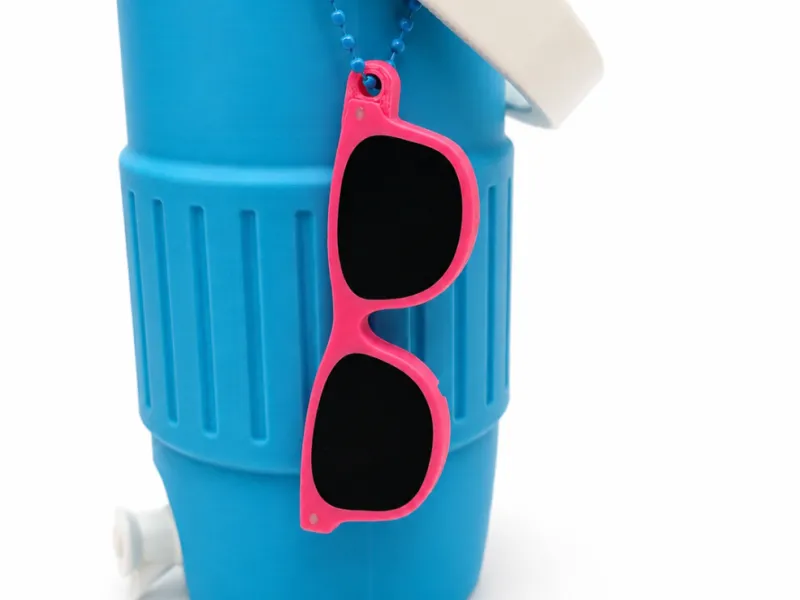 Sunglasses Can Tab Opener Keychain