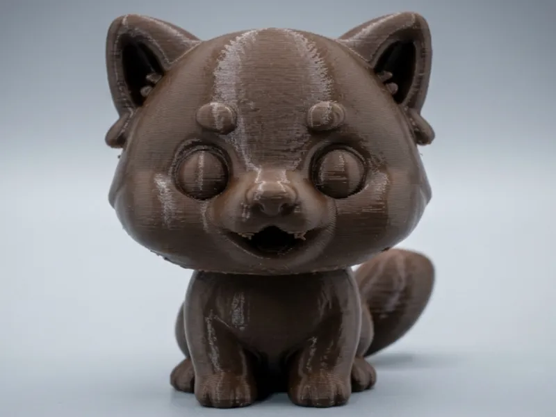 Impressão 3D de Panda-Vermelho Fofo – Miniatura Adorável de Panda-Vermelho
