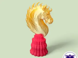 horse bust