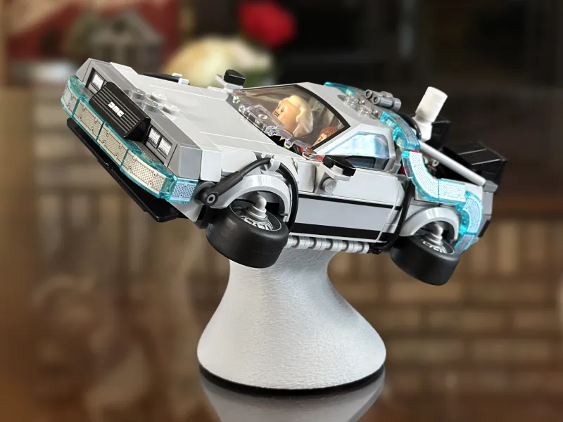 Display Stand for LEGO DeLorean - (Speed Champions #77256)