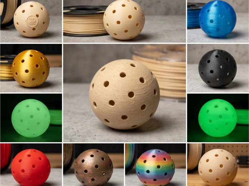 Balle de pickleball d'extérieur jouable | Norme 40 trous | Diamètre 74 mm