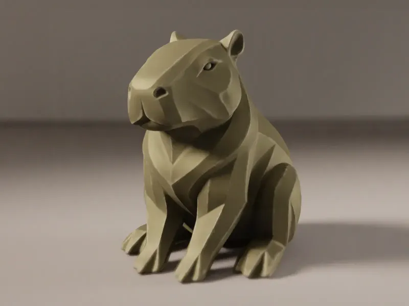 Statuetta di capibara