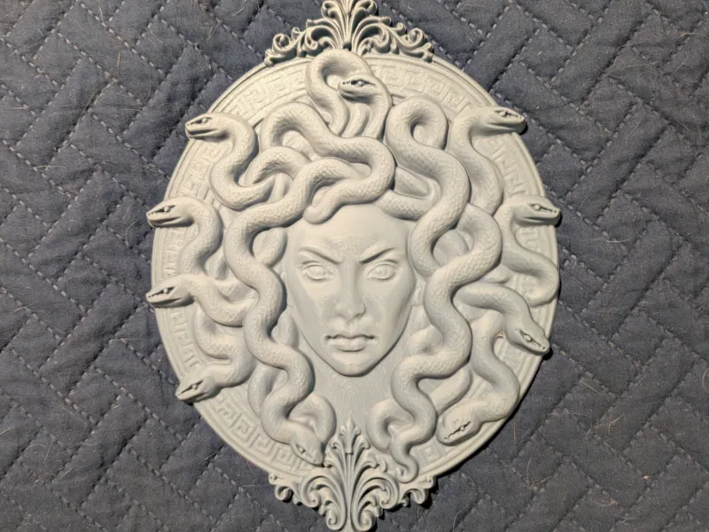 Medusa Bas Relief Wall Hanging
