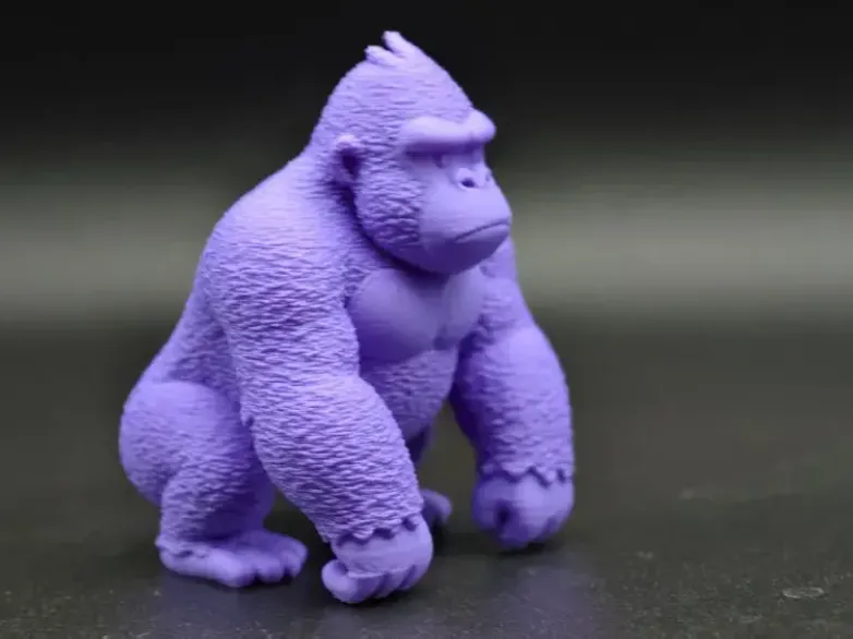 King Kong Gorilla, realistische Felltextur
