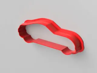Sport coupe car cookie cutter