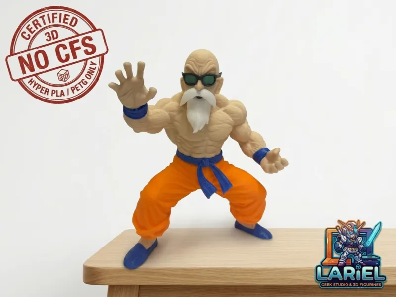 Maestro Roshi (Dragon Ball Z) MultiPieza 18cm - 3mf SIN CFS