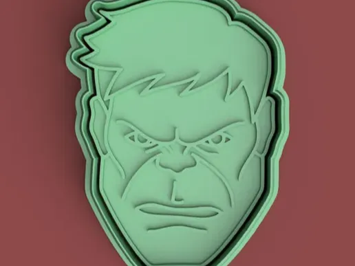 Hulk cookie cutter
