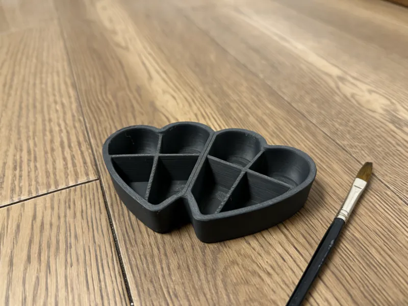 8格画画颜料盘