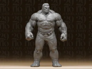 #129 Incredible Hulk Massive Muscular Superhero Statue