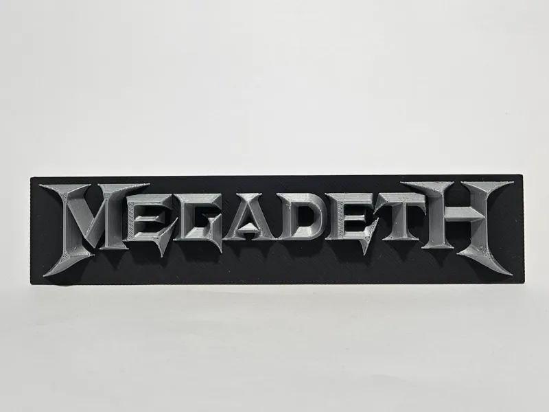 MEGADETH 3D LOGO