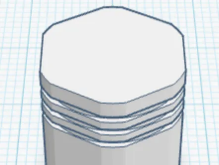 🛞 Hexagonal Ribbed Wheel Valve Dust Cap