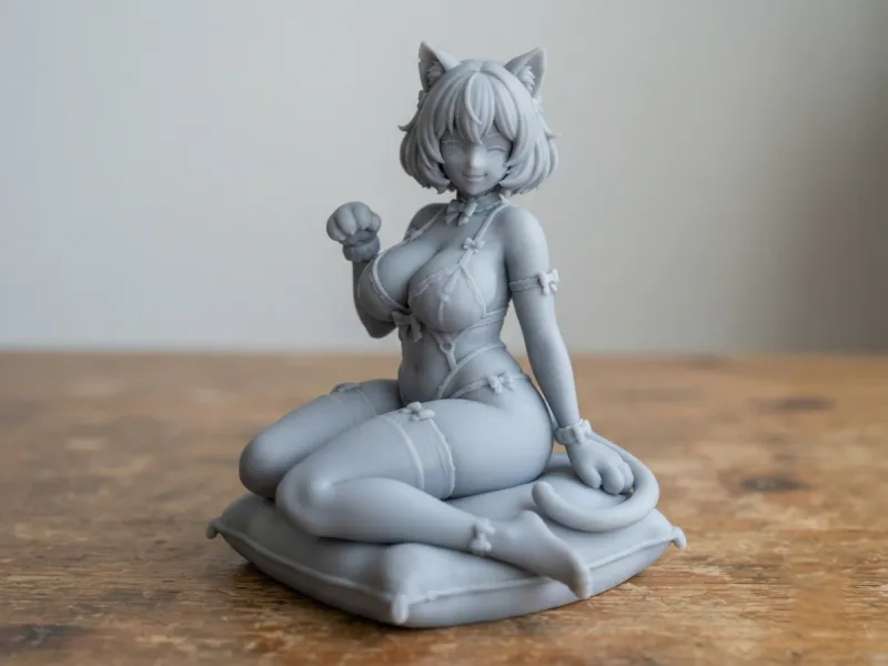 Kawaii Lingerie Cat Girl