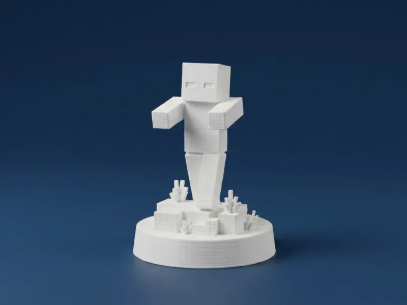 Minecraft Zombie Mob Figurine