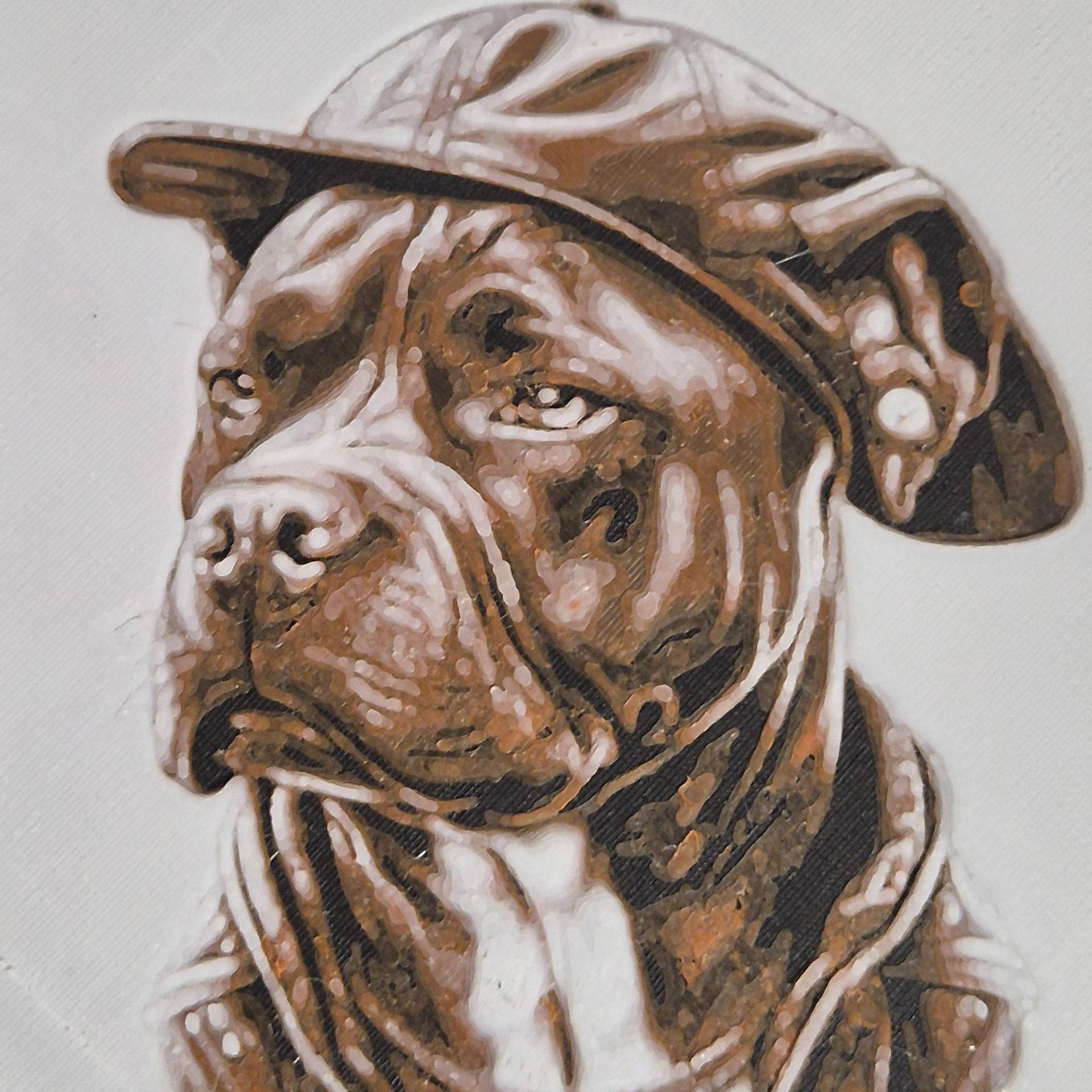 Dog with beret
