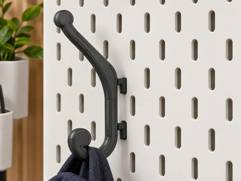 Double Coat and Hat Hook – Skadis Version