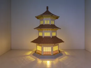 中式建筑——八角塔