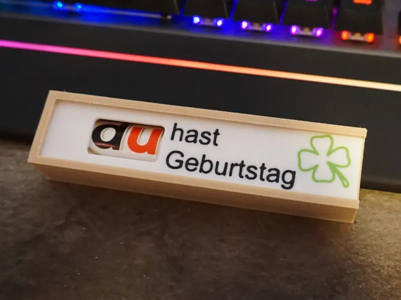 DUplo Geschenk Box Geburtstag | Geschenk mit Riegel