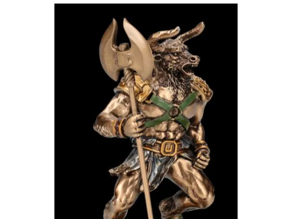 Bronze Minotaur Warrior