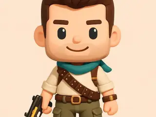 Chibi Nathan Drake Uncharted