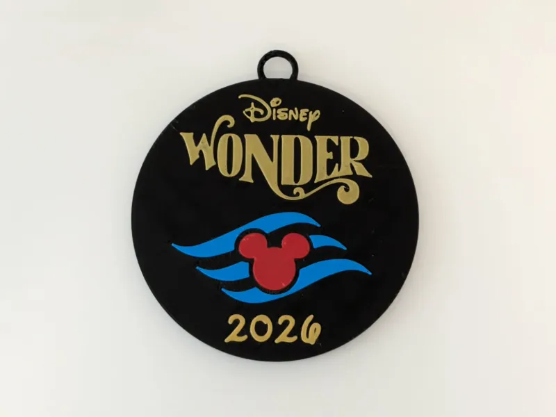 DCL Wonder-Inspired Cruise Ornament 2026 | Black & Gold