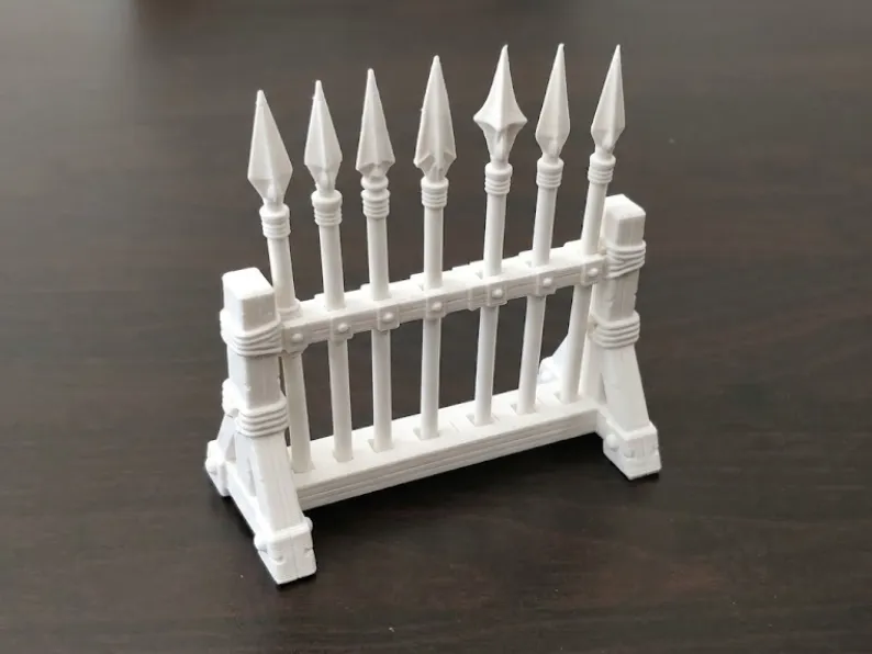 Medieval Spear Rack - Wooden Weapon Stand