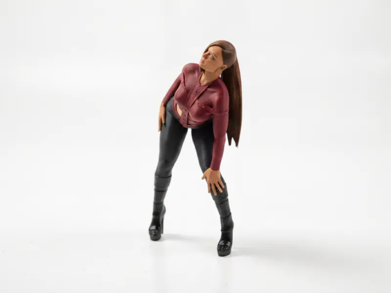 Statuetta femminile 3D stampabile donna china