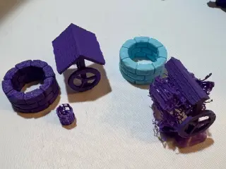Water well with roof for board game and RPG
