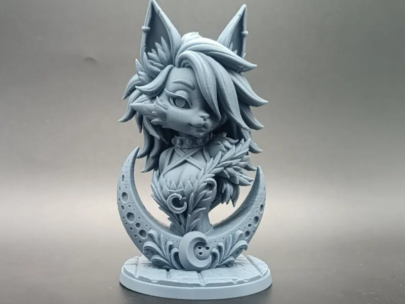 Loona Helluva Boss Chibi Bust Hellhound - Fan Art