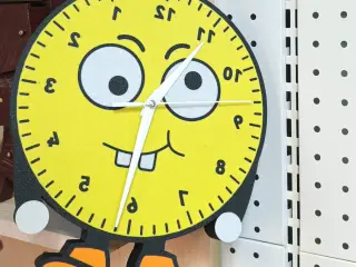 A clock that rotates in the opposite direction