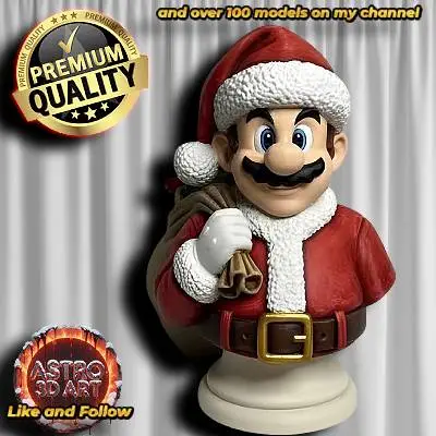Super Kerstman Mario ❤️