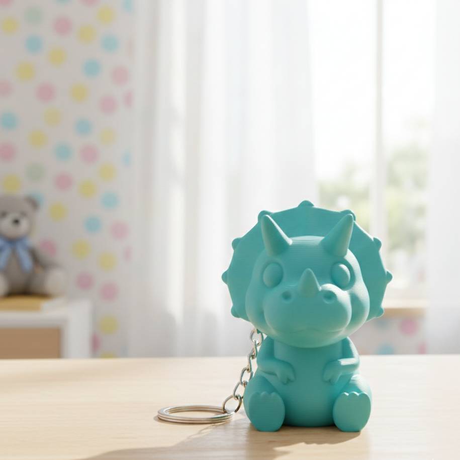 LLAVERO DINOSAURIO TRICERAPTOR