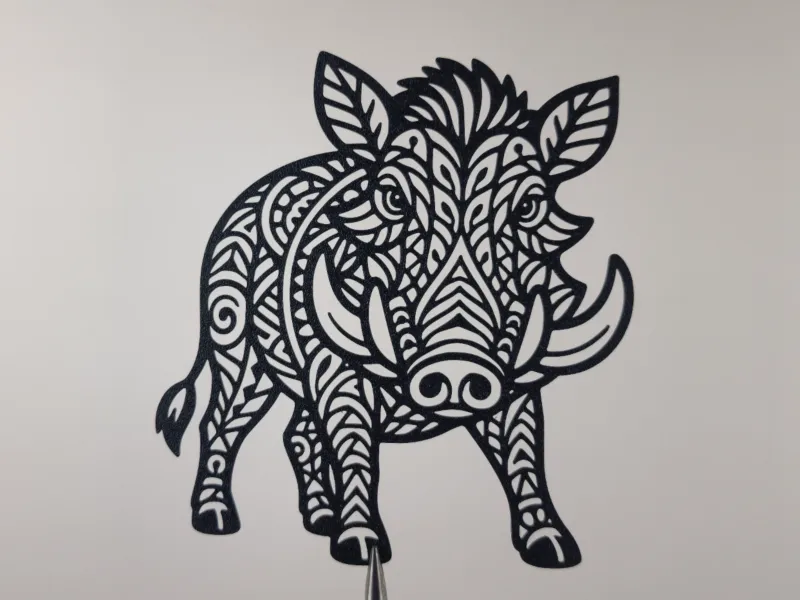 Tribal Wild Boar Wall Art