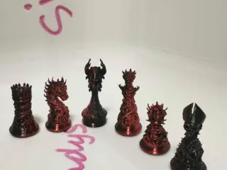 Gothic Ornamental Chess Set